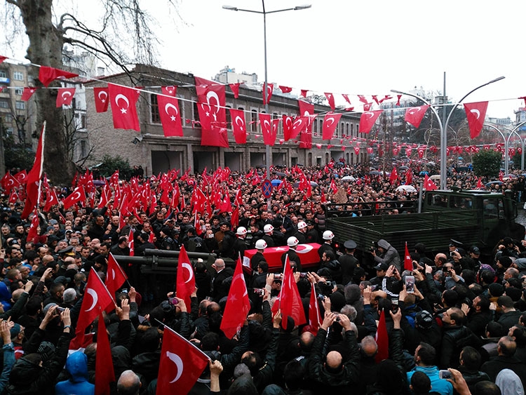 Trabzon şehidini ebediyete uğurladı