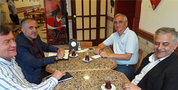 4 il başkanı bir araya geldi
