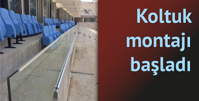 Akyazıda koltukların montajı başladı