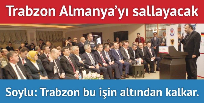 Almanya Trabzon'u bekliyor