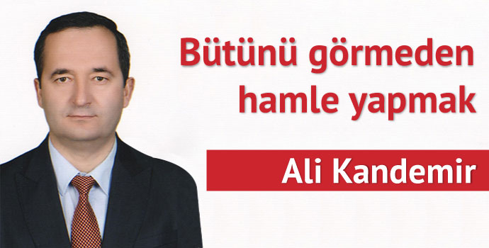 Bütünü görmeden hamle yapmak