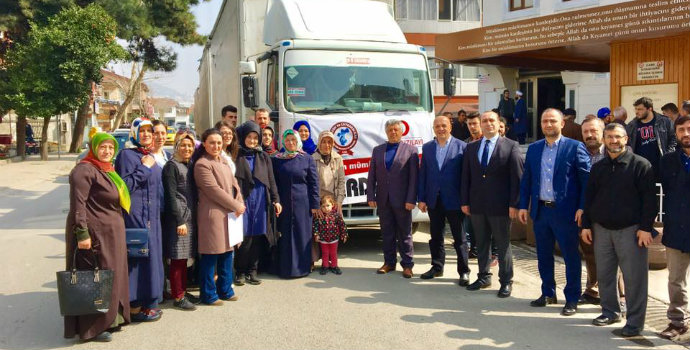 Çaykaralılardan Halep'e...