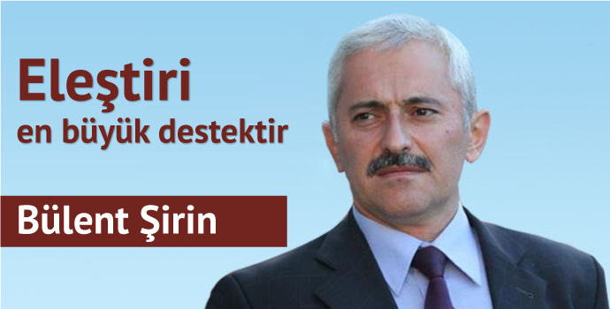 Eleştiri en büyük destektir