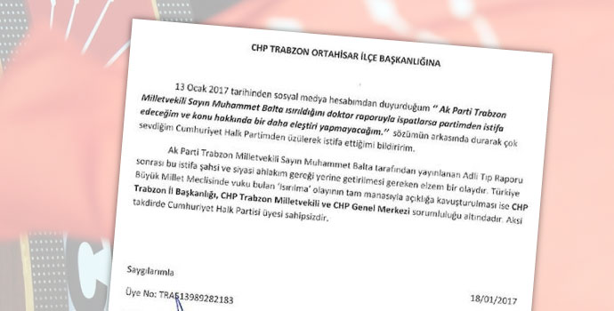 Isırık raporu istifa getirdi