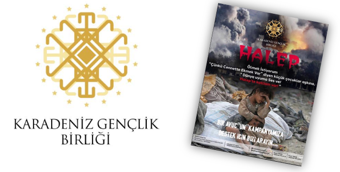 Karadeniz Gençlik Birliği'nden Halep için yardım kampanyası