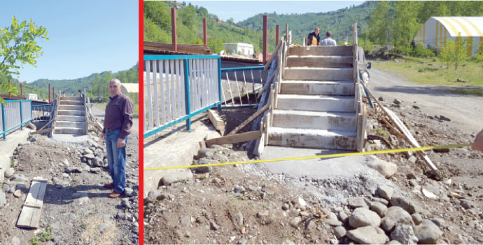 Köprünün ayağı yolu bitirdi