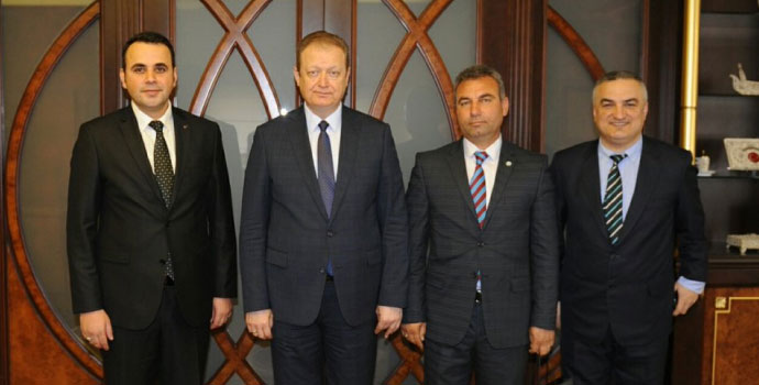 Mardinli Trabzonsporlulardan Vali Yavuz'a ziyaret