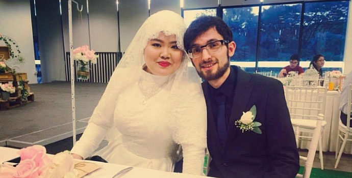 Singapurlu Elif Trabzon’a gelin geldi
