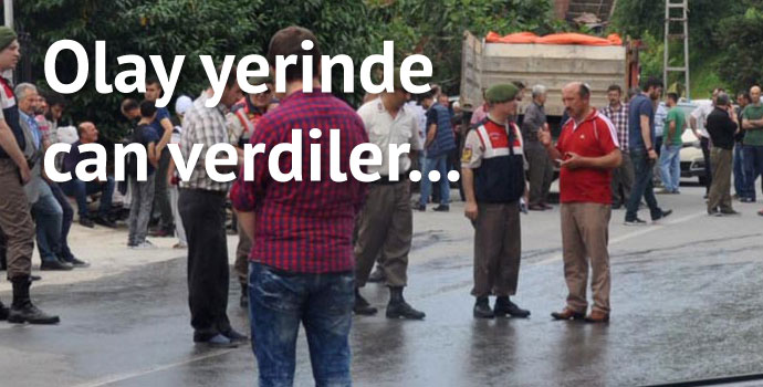 Trabzon'da kamyon 2 çocuğu ezdi!