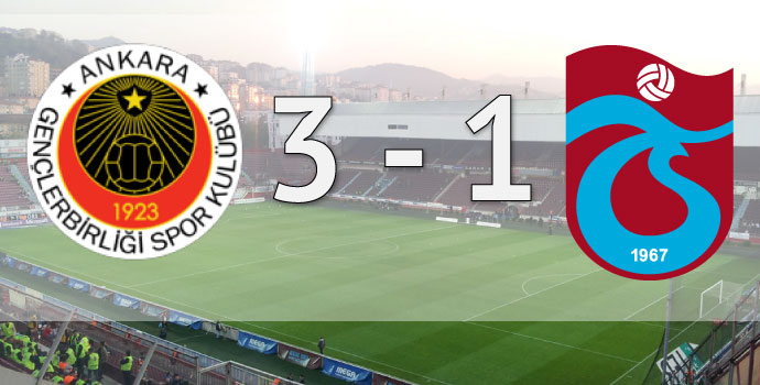 Trabzonspor Ankara'da tel tel döküldü