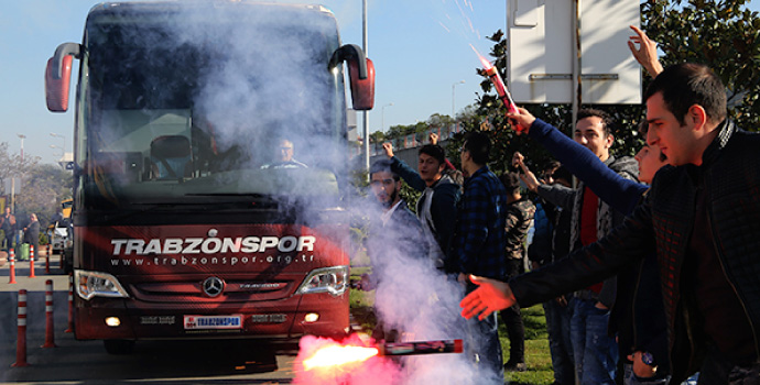 Trabzonspor İstanbul'a gitti