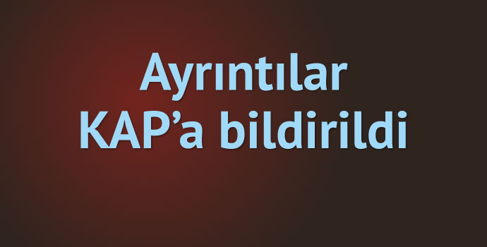Trabzonspor KAP'a bildirdi