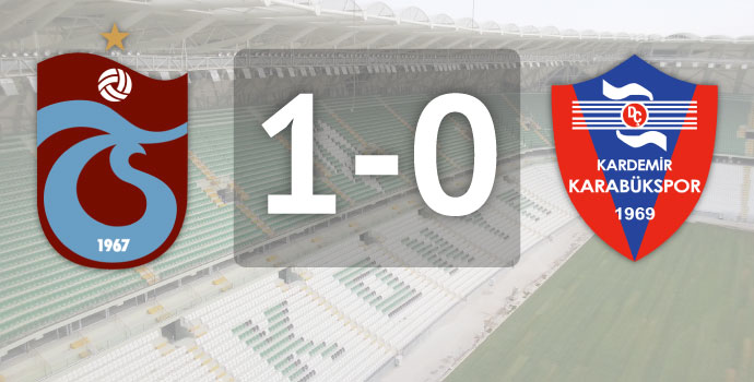 Trabzonspor - Karabükspor: 1-0