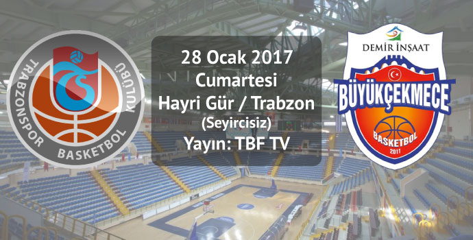 Trabzonspor Medicalpark-D.İ. Büyükçekmece / İlk Yarı bitti