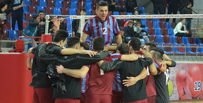 Trabzonspor voleybol takımı galip