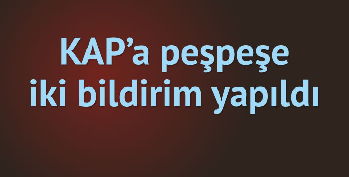 Trabzonspor'dan KAP'a 2 bildirim