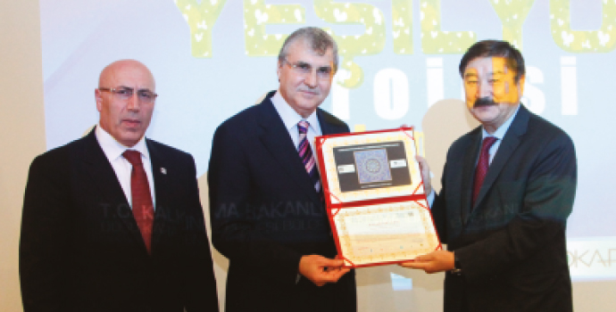 Yeşil Yol Projesi’ne ödül